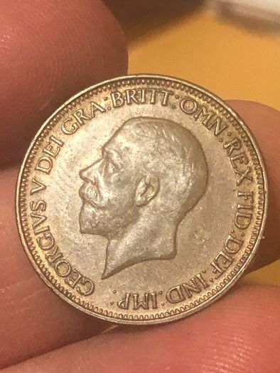 1928 Halfpenny George V
