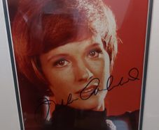 Autographed Julie Andrews 10x8 Photo  Nicely Framed (Real Glass) Vintage Collectible Memorabilia
