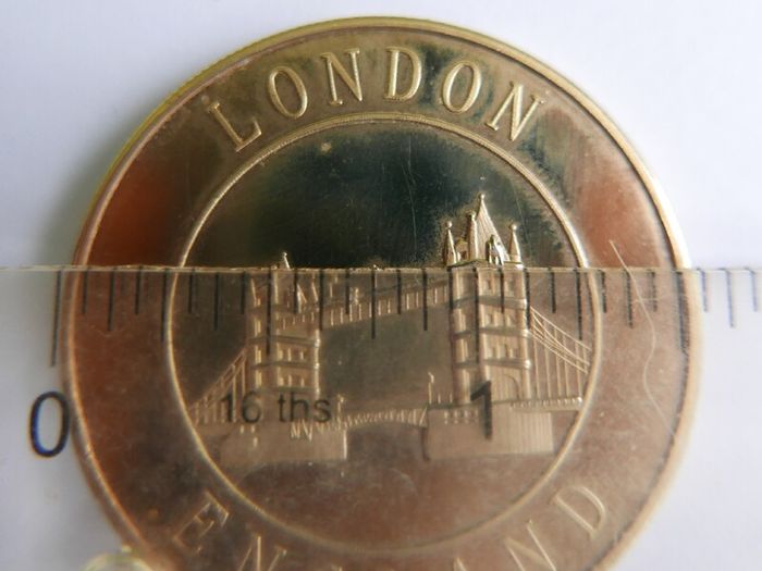 Vintage London England Medal