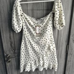 BNWT Polka Dot Dress UK 12