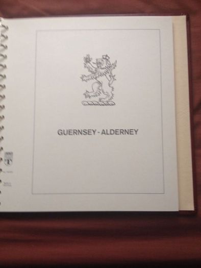Alderney 1983-2001 Mint Never Hinged Stamp Collection in Lindner Album
