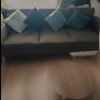 Grey 3 seater sofa never used cost 480 euros Image 2