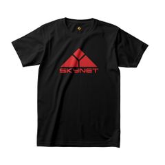Skynet Terminator T-Shirt, Black