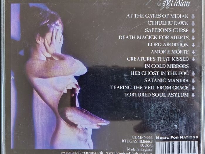 Cradle Of Filth - Midian CD (2000) Gothic Black Metal EX+