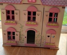 Dolls house and furniture