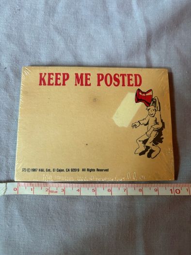 Brand New Vintage Self Stick Notes