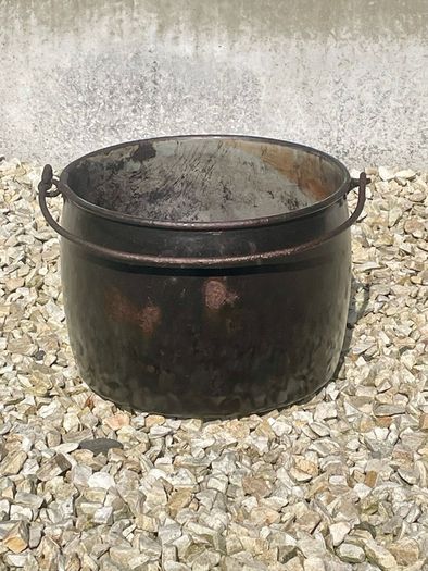 Vintage Cast Iron Pot or Planter