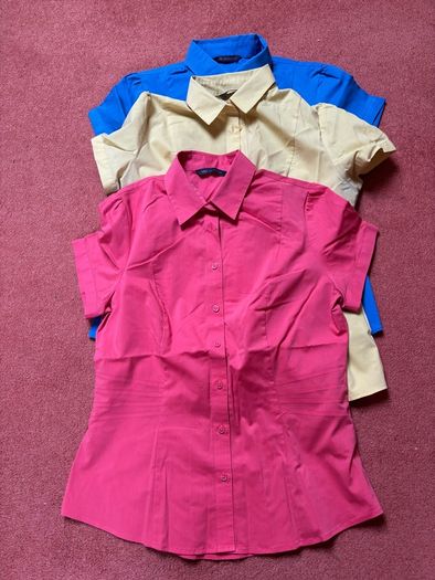 3 M&S Summer Short Sleeve Fitted Shirts