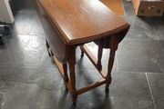 Folding wooden table