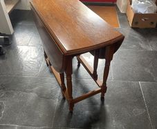 Folding wooden table