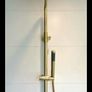 Brushed Brass Luxury Exposed Shower Image 6