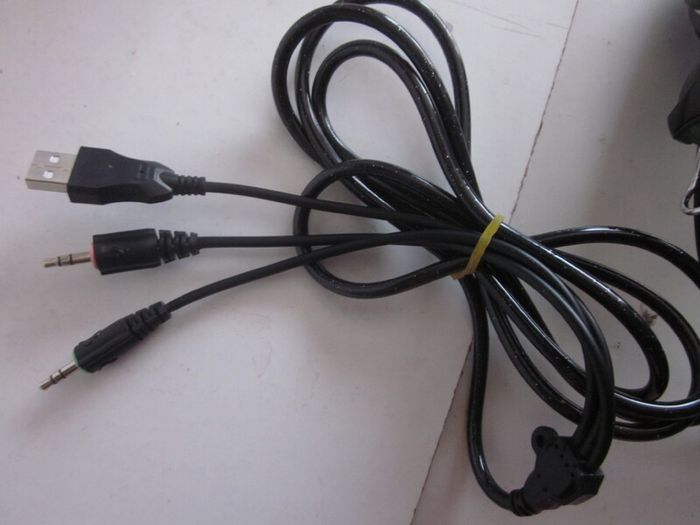 Gaming Headset, T-591/audio/microphone + USB, black