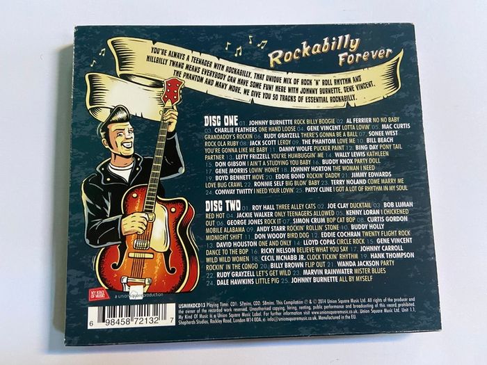 The Essential Rockabilly Collection Double CD Various Artists