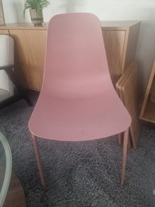 Laura James dusty pink dining chair