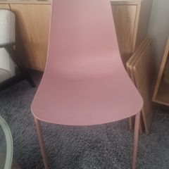 Laura James dusty pink dining chair