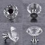 25Pcs Crystal Door Knob, 30MM Diamond Drawer Knobs Crystal Door Handles Diamond Pulls for Home Kitchen Office Chest Cabinet Drawer Image 4