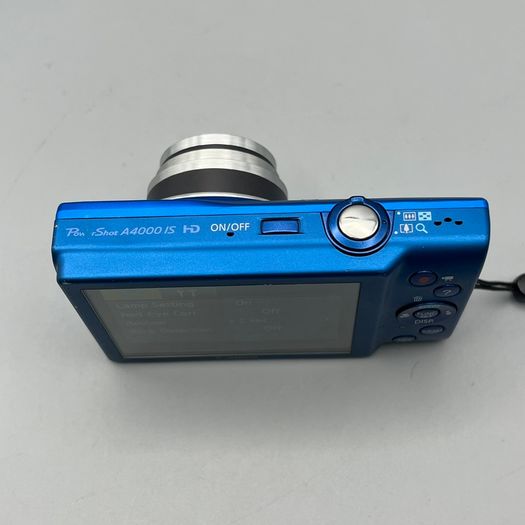 Canon PowerShot A4000 IS 16MP Digital Camera Blue - Full Kit