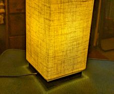 Osaladi Japanese Minimalist Table Lamp - Fabric Shade