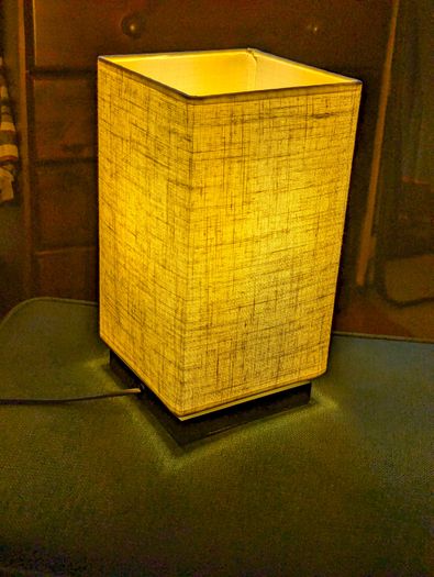 Osaladi Japanese Minimalist Table Lamp - Fabric Shade