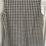 Gingham black & white shell top Image 2