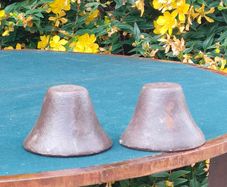 2 x cast iron bell housing
