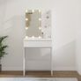 Dressing Table with LED White 60x40x140 cm Image 2