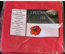 Pack Red Napkins