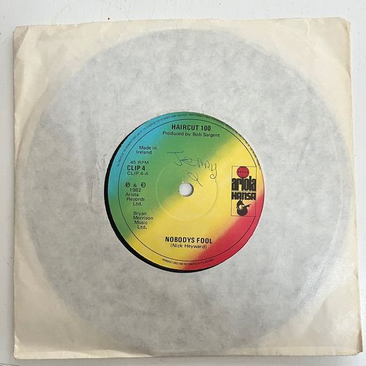 vinyl 7" single. Haircut One Hundred. Nobody's Fool. Irish