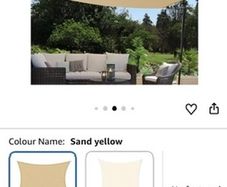 SONGMICS 300x400 cm Sun Shade Sail