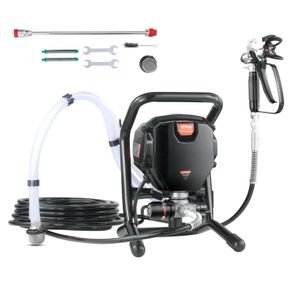 VEVOR Stand Airless Paint Sprayer, 750W 3000PSI High Efficiency Electric Airless Sprayer, Fine And Even Painting Effect, Handheld Paint Sprayers for Home Interior and Exterior Furniture and Fences