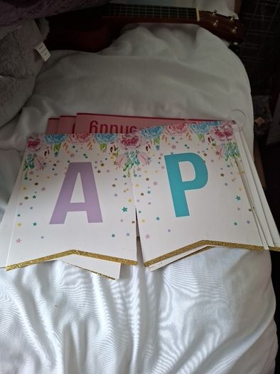 Unicorn birthday bunting