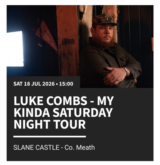Luke Combs Tickets Slane