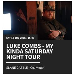 Luke Combs Tickets Slane