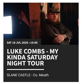 Luke Combs Tickets Slane