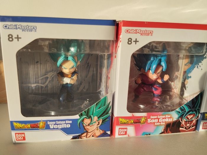 Dragon Ball Super Chibi Masters  3 Figure Lot