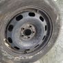 4 x passat golf 15" Steel wheels. Decent tyres Image 3