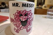 Mr Men Mr Messy ceramic jar