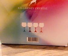 Killarney Crystal Gin Glasses