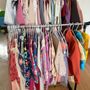 Double bar clothes rail