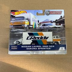Nissan Laurel 2000 SGX & Sakura Sprinter Team Transporter Hot Wheels