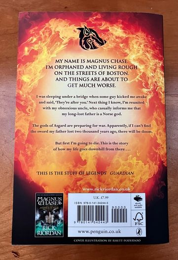 Magnus Chase and The Sword of Summer by Rick Riordan