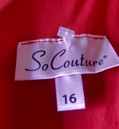 Red  So  couture dress 1950's style