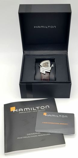 An Automatic Hamilton Ventura WATCH (The Ventura was famously worn by Elvis Presley).