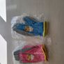 Pair of Kids Gardening / Work Gloves Brand New (Blue & Pink) Image 2