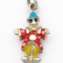 Vintage Enamel Clown 925 Sterling Silver Charm Image 3