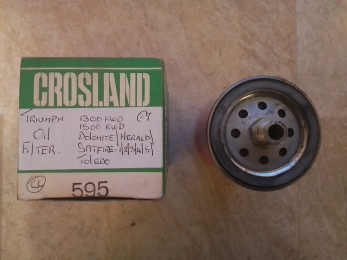 Triumph Spitfire  / Herald  Oil Filter.