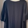 Next Navy Ladies Sateen top plus size New Image 6