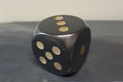 Large Vintage Wooden Dice Decorative Gaming Dice
