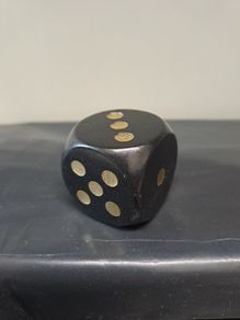 Large Vintage Wooden Dice Decorative Gaming Dice