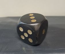 Large Vintage Wooden Dice Decorative Gaming Dice